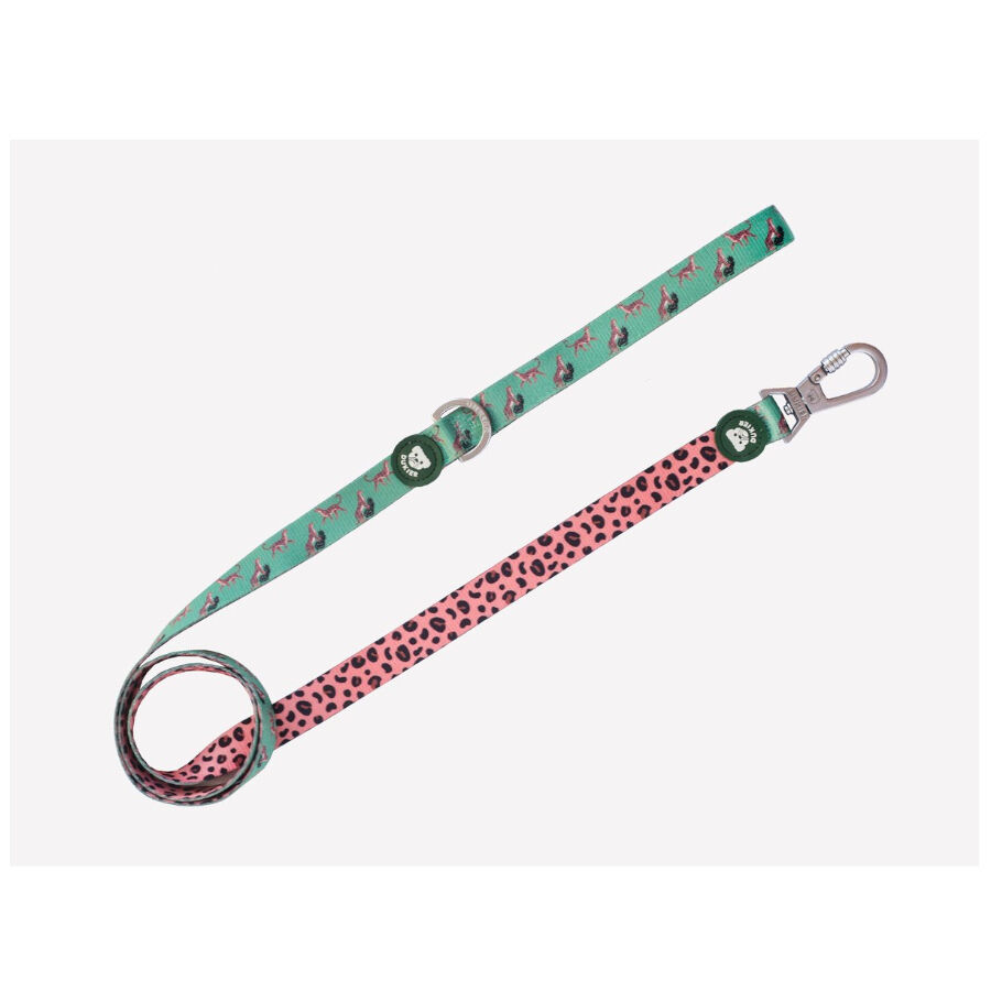 Dukier Trela com estampado de leopardo para c&atilde;es, , large Imagem n&uacute;mero 1